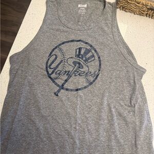 Yankees Gray Tank Top